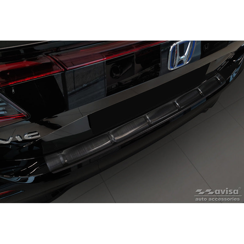 Avisa, protezione paraurti posteriore, Nero, acciaio inox, adatto a Honda Civic XI HB 2022- 'Ribs'