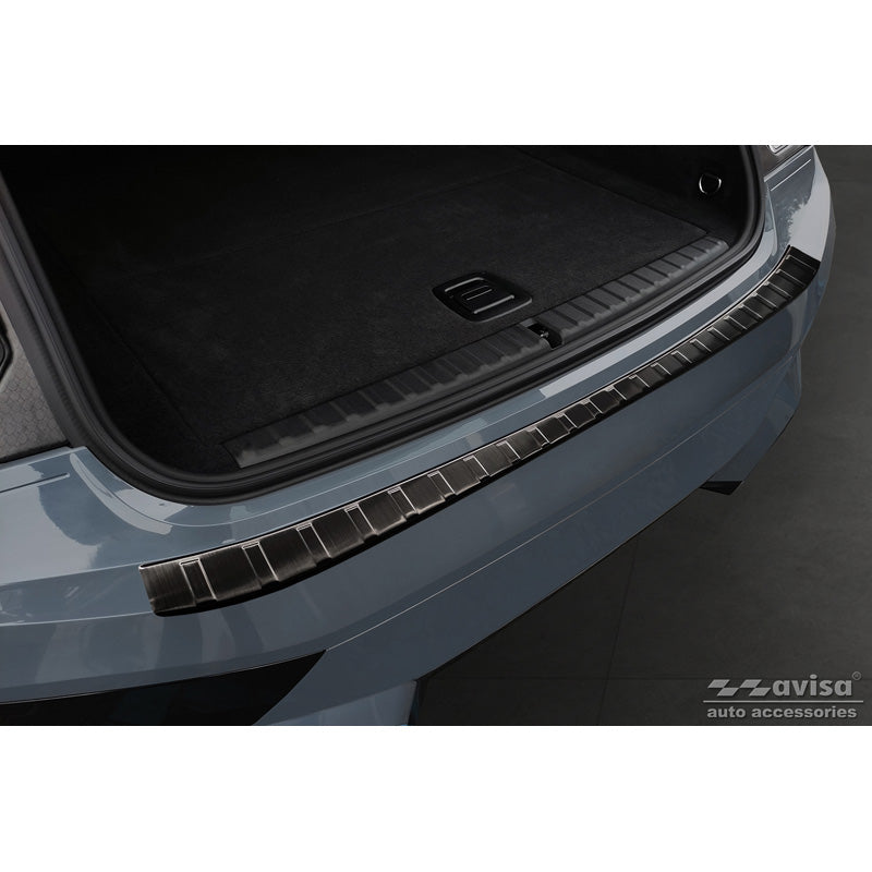 Avisa, protezione paraurti posteriore, Nero, acciaio inox, adatto a BMW iX (I20) 2021- 'Ribs'