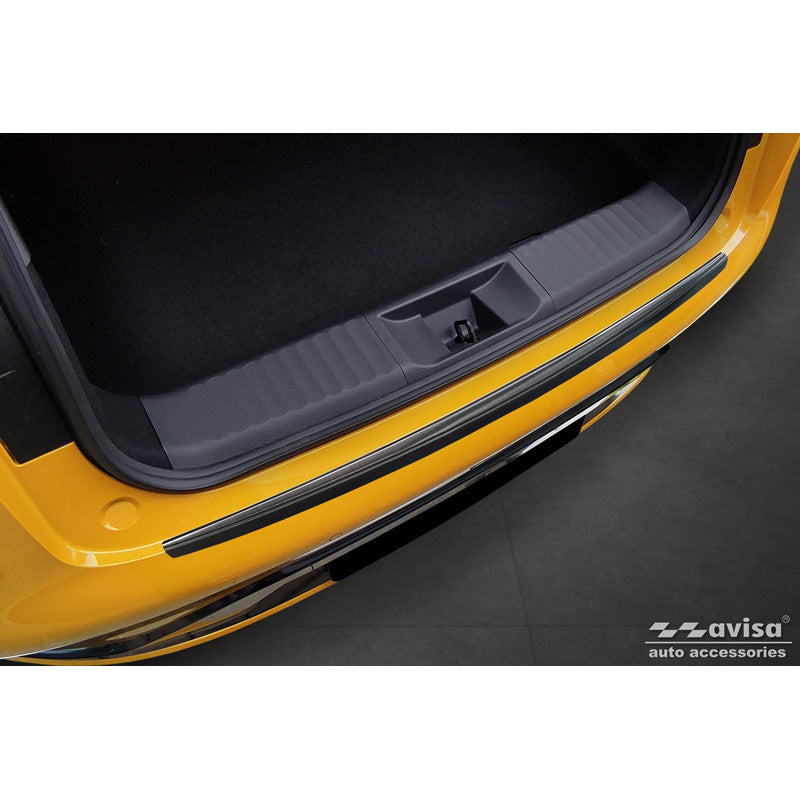 Avisa, Protector del parachoques trasero, negro, acero inoxidable, compatible con Toyota Prius V (XW60) 2023-