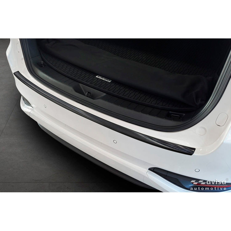 Protector de parachoques trasero de acero inoxidable negro Avisa compatible con Mazda CX-80 (KL) 2024-