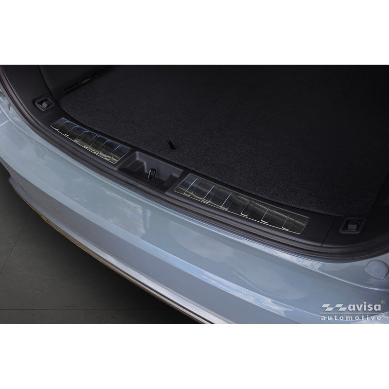 Avisa, Bagkofangerbeskytter, Sort rustfrit stål 'Ribs', passer til Mitsubishi Outlander IV Facelift (2025-)