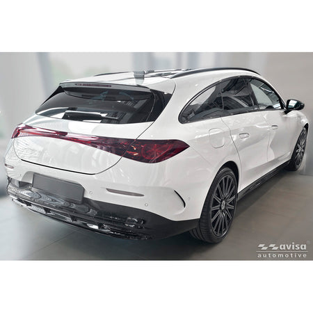 Avisa, Bagkofangerbeskytter, Sort rustfrit stål, passer til Mercedes CLA III Shooting Brake (X174) (2026-)