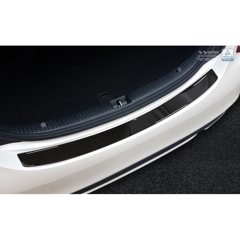 Avisa, ochranná lišta zadního nárazníku, Carbon, pasuje na Mercedes CLS (C218) 2014-2018 Black Carbon