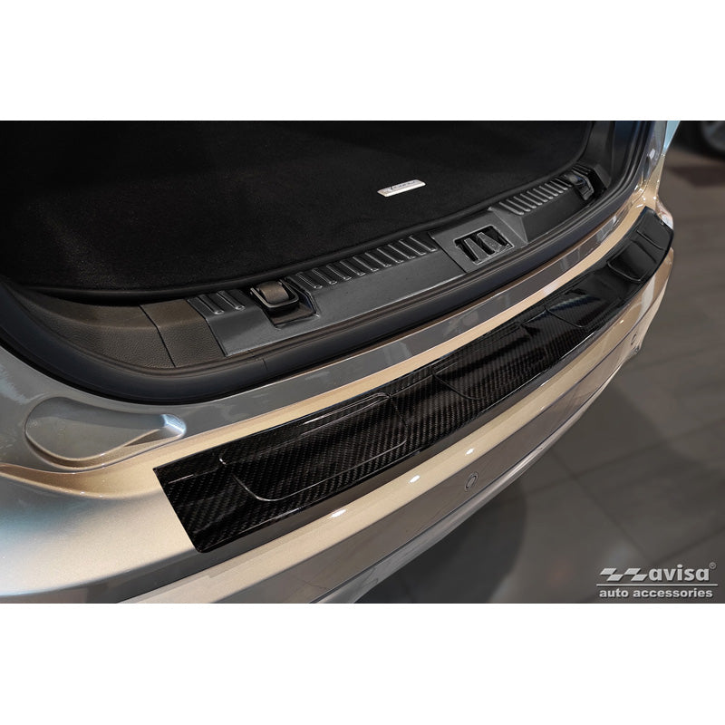 Avisa, ochraniacz tylnego zderzaka, 3D prawdziwy karbon, pasuje do Ford Edge II po liftingu 2018- incl. ST-Line & Vignale 'Ribs'