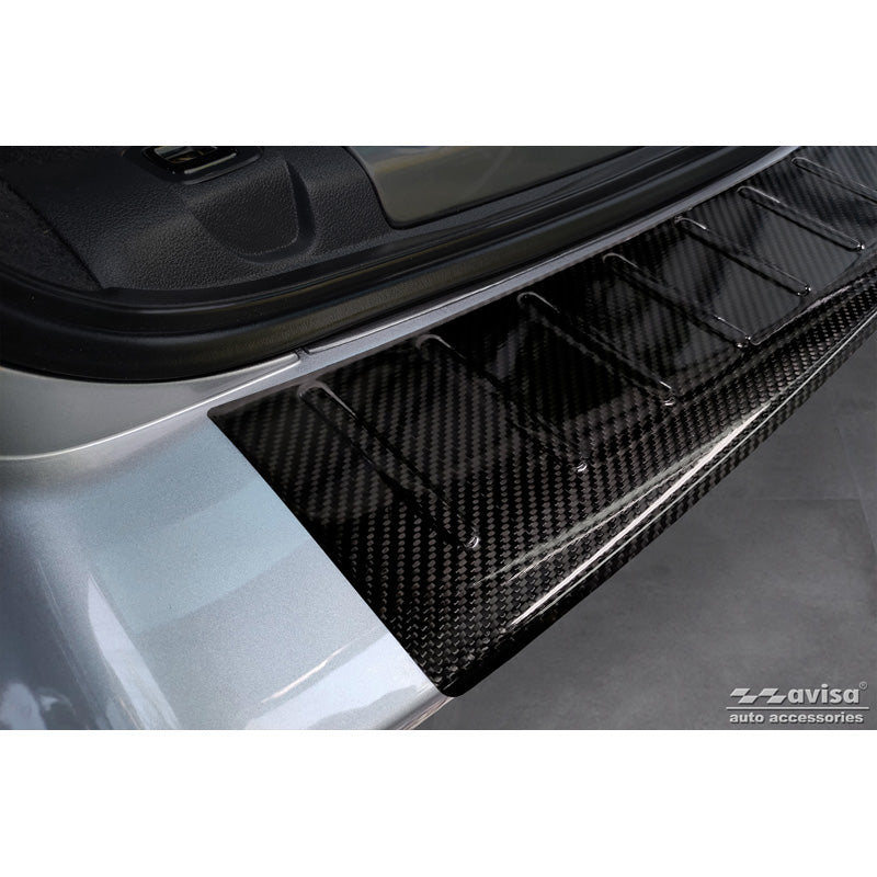 Avisa, ochranný kryt zadního nárazníku, 3D pravý karbon, vhodné pro Peugeot 508 I SW 2011-2014 & Facelift 2014-2018 'Ribs'
