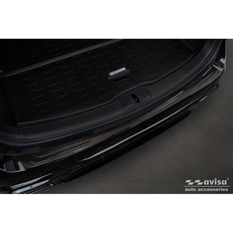 Avisa, protector de paragolpes trasero, carbono auténtico 3D, compatible con Lexus RX V (AL3) 2022-