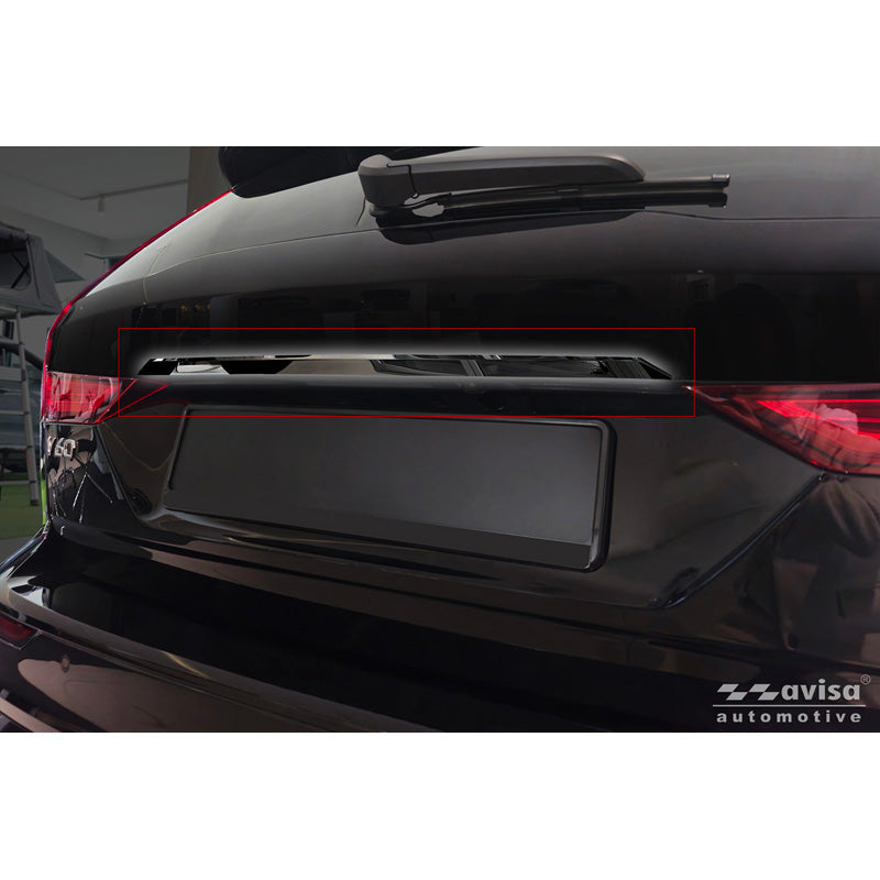 Avisa, lišta zadního víka, černá chromovaná nerezová ocel, pasuje na Volvo V60 II (2018-)