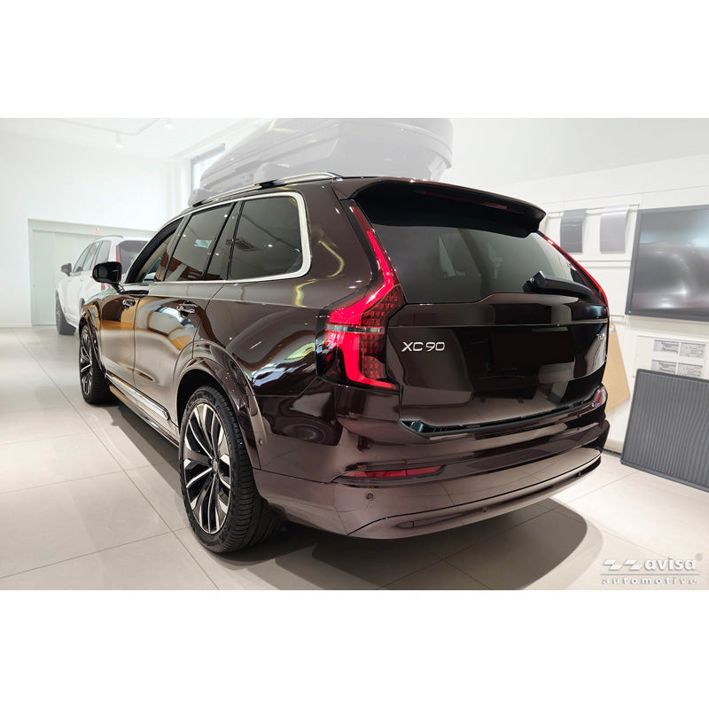 Avisa, Listwa tylnej klapy, czarna chromowana stal nierdzewna, pasuje do Volvo XC90 II (2015-2019), Facelift (2019-2024), Facelift (2024-)