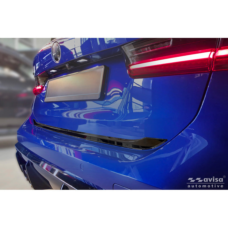 Avisa, Listwa tylnej klapy, czarna stal nierdzewna, pasuje do BMW 3-Serie Touring (G21) M-Sport Facelift (2022-)