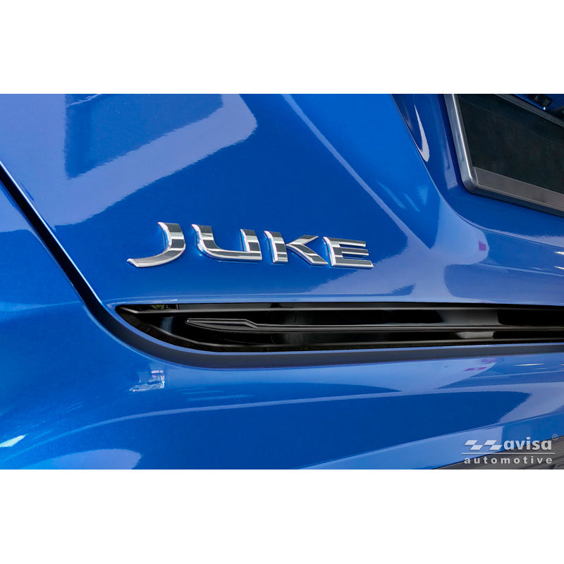 Avisa, protector del paragolpes trasero, acero inoxidable negro, para Nissan Juke II (F16) (2019-)