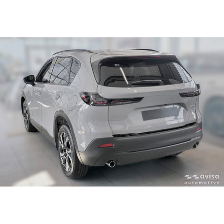 Avisa, Bagkofangerbeskytter, Sort krom rustfrit stål, passer til Mazda CX-5 III (2025-)