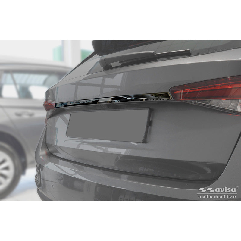 Avisa, modanatura portellone, acciaio inossidabile cromato nero, adatta a Skoda Fabia IV (PJ3) (2021-)