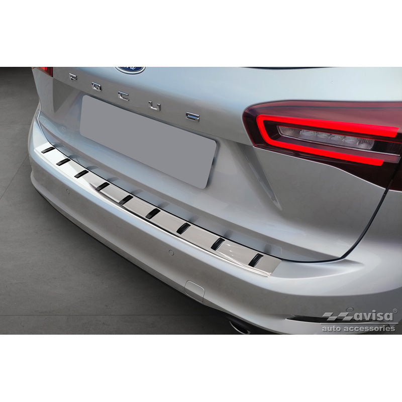 Avisa, ochrana zadního nárazníku, nerezová ocel, pasuje na Ford Focus IV Wagon vč. ST-Line 2018- 'STRONG EDITION'