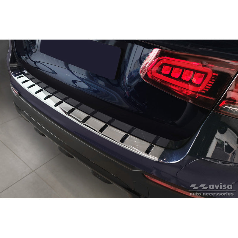Avisa, Rear Bumper Protector, Stainless Steel, Fits Mercedes GLC (X253) 2015-2019 & Facelift 2019- 'STRONG EDITION'