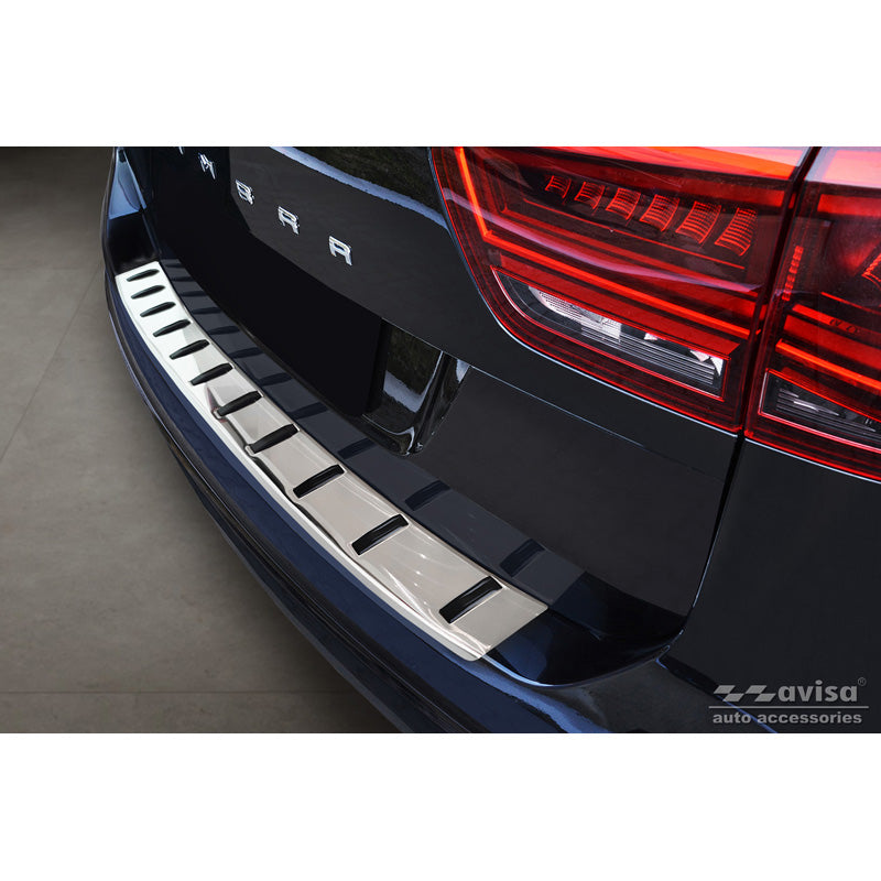 Avisa, Protection de pare-chocs arrière, acier inoxydable, convient pour Volkswagen Sharan II & Seat Alhambra II 2010- 'STRONG EDITION'