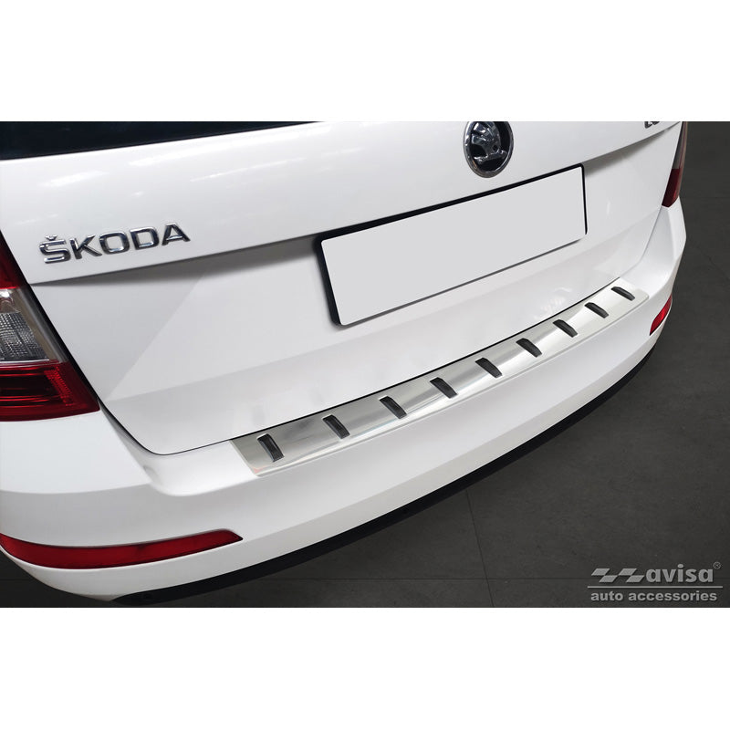 Avisa, ochrana zadního nárazníku, nerezová ocel, pasuje na Skoda Octavia III 2013-2017 'STRONG EDITION'