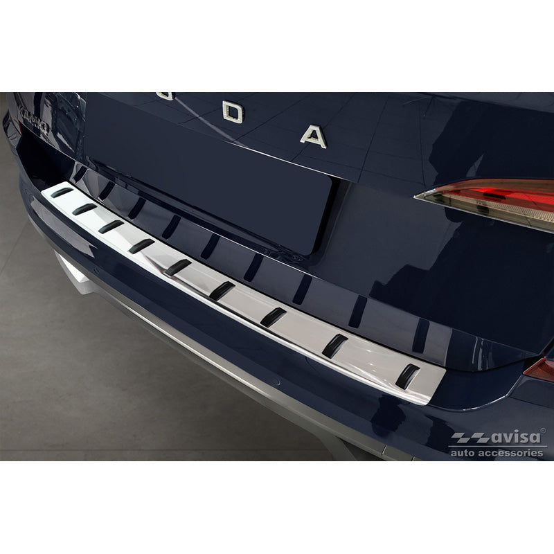 Avisa, osłona tylnego zderzaka, stal nierdzewna, pasuje do Skoda Kamiq 2019- 'STRONG EDITION'