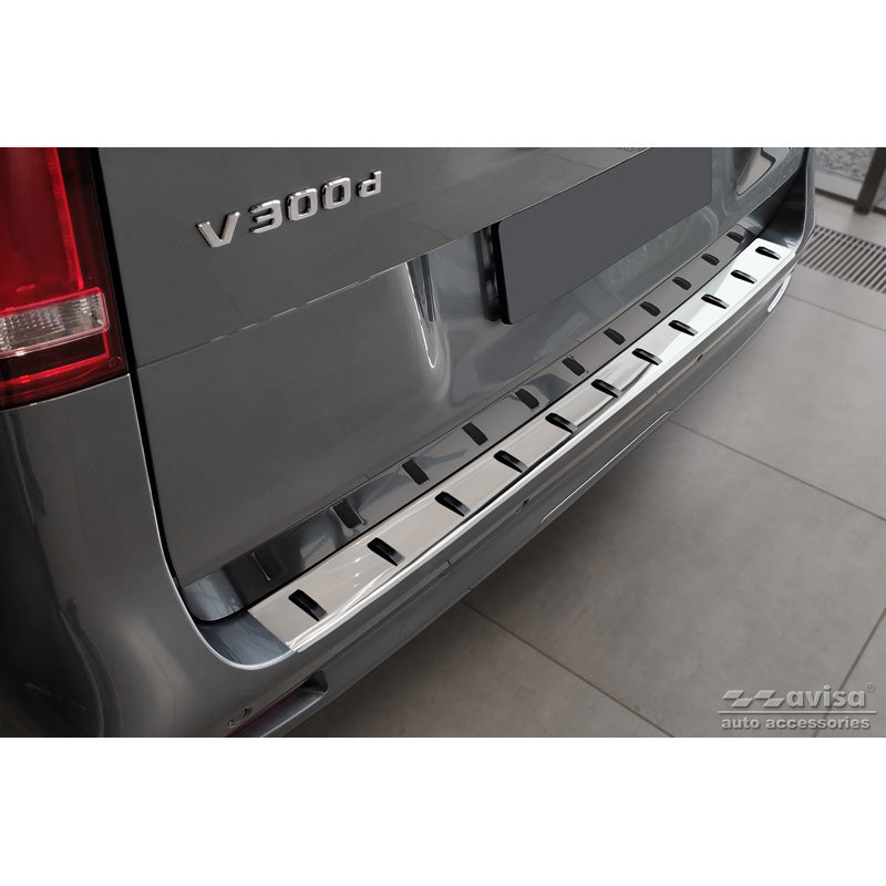 Avisa, Bagkofangerbeskytter, Rustfritstål, passer til Mercedes Vito / V-Class 2014-2019 & Facelift 2019- (with Hatch) 'STRONG EDITION'