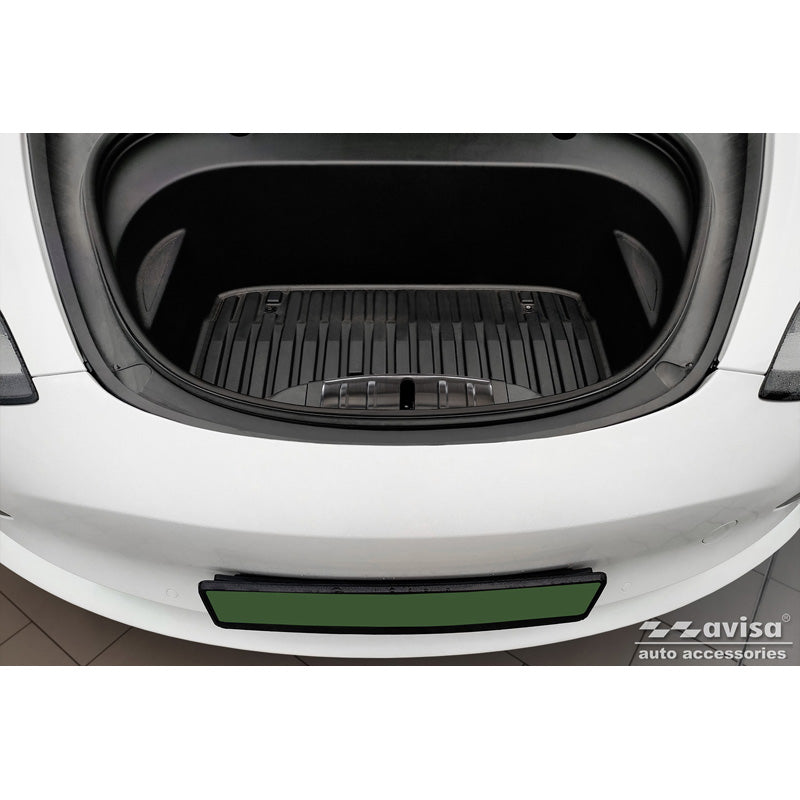 Avisa, Alfombrilla de acero para el maletero delantero para Tesla Model 3 (2019-2023) - Negro