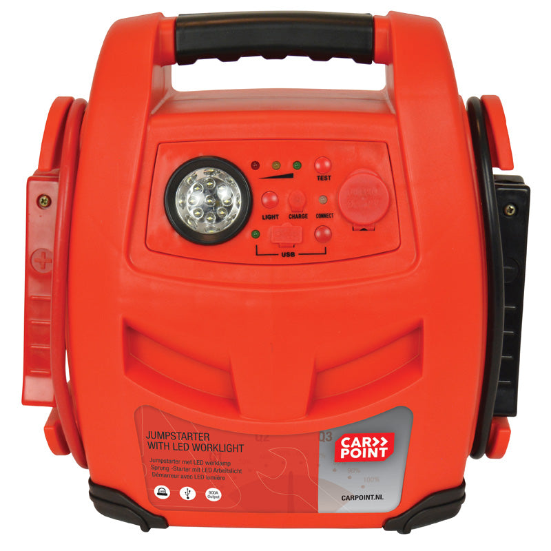 Carpoint, Jump starter 12V/17Ah 2in1 con LED e uscita USB