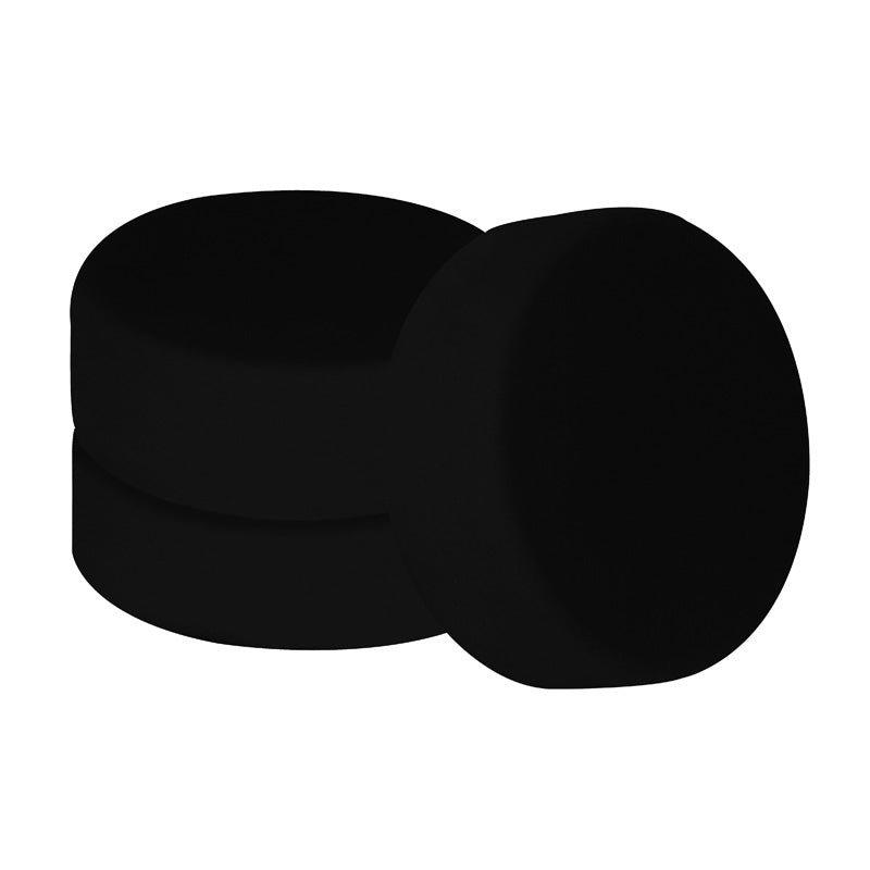 Carpoint, Juego de Almohadillas de Pulido 150mm Negro/Extra Suave, 3-piezas