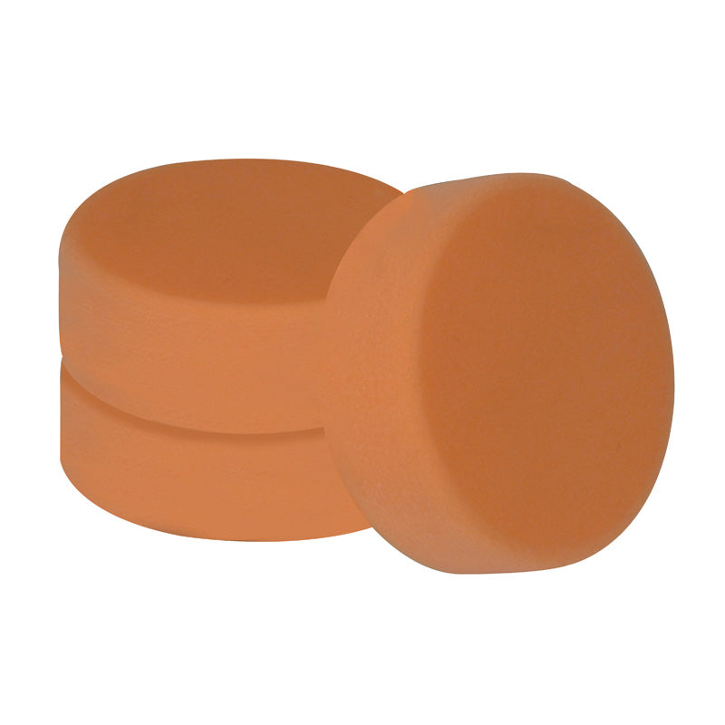 Carpoint, almohadilla de pulido suave 150mm - naranja - pack de 3