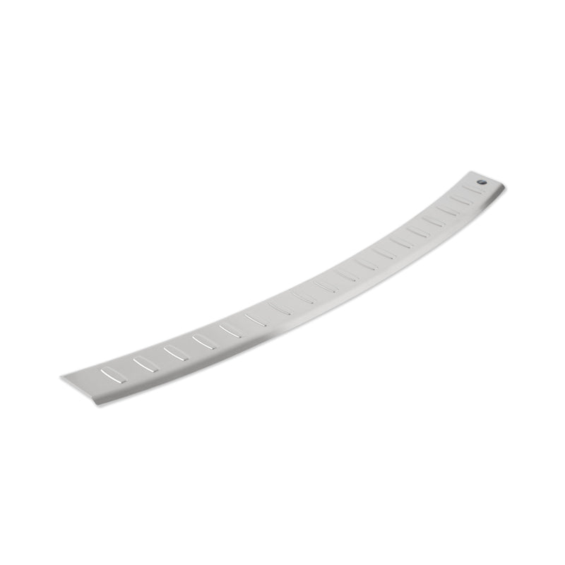 MAX6, protector de paragolpes trasero, acero inoxidable cepillado, compatible con Volkswagen Polo 6R (2009-2014)