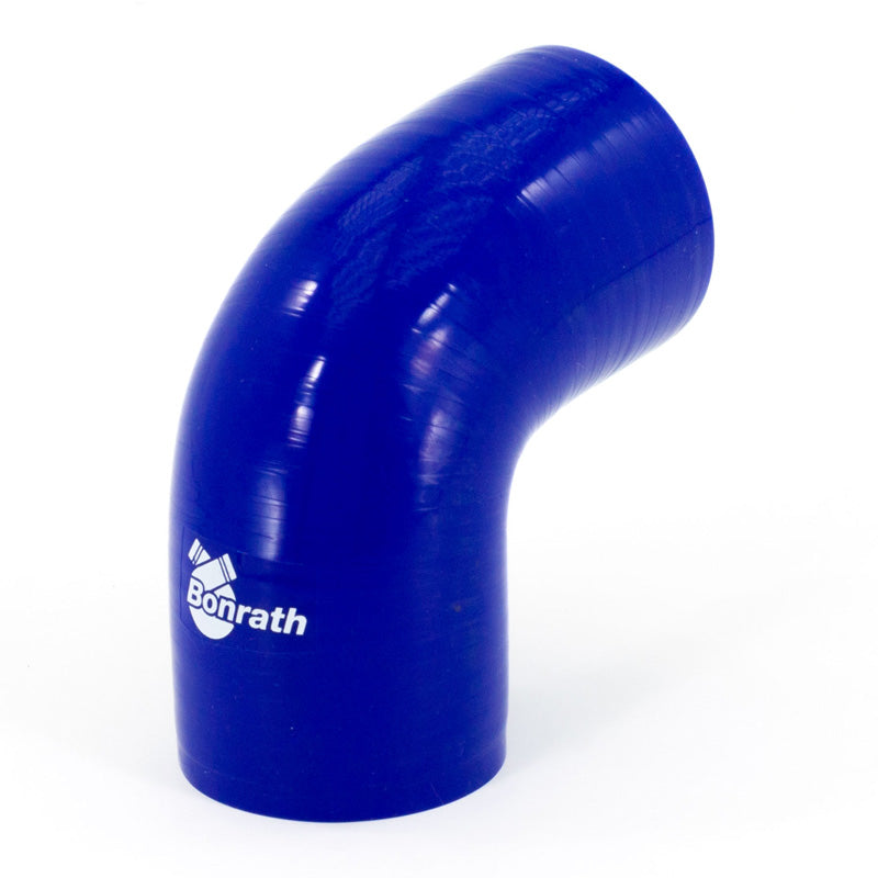 Bonrath, tubo in silicone con curva a 90 gradi - lunghezza: 50mm - Ø63mm - blu