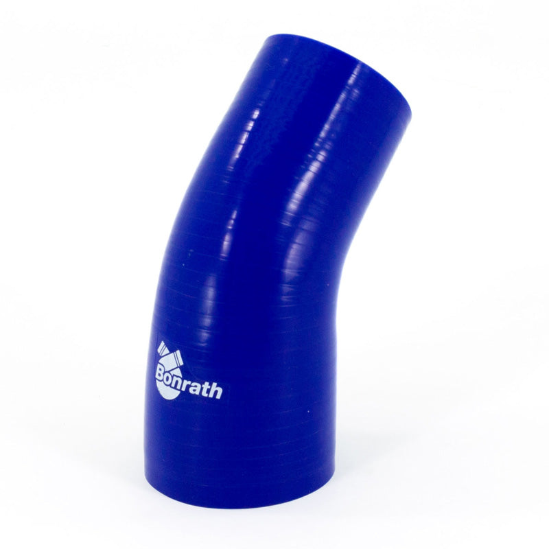 Bonrath, Raccordo Tubo in Silicone, Gomito Riduttore 45 gradi, Lunghezza: 50mm, Ø70>63mm