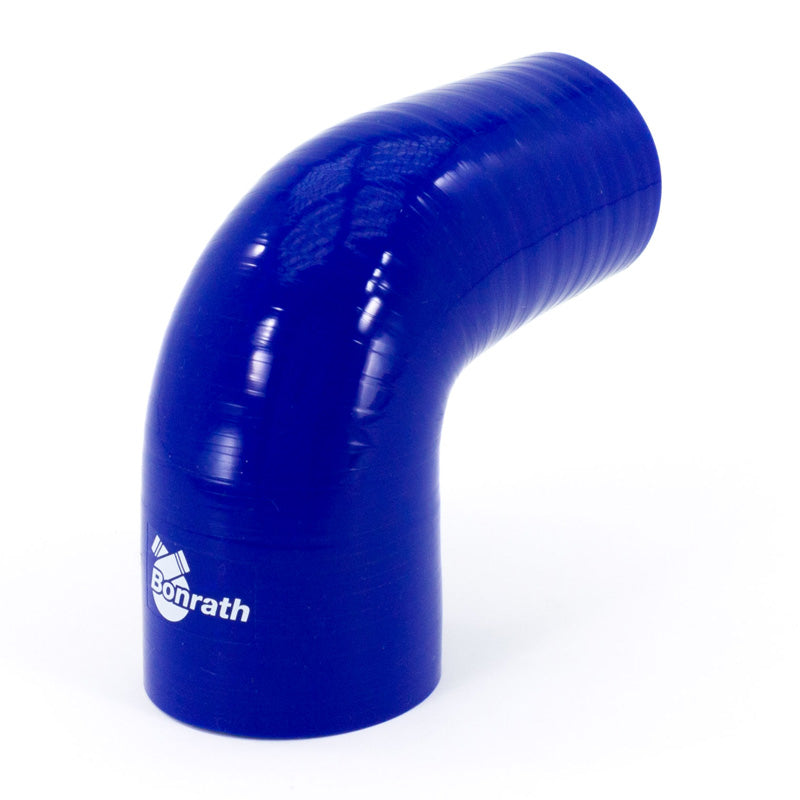 Bonrath, Riduttore Tubo Silicone, Gomito 90 gradi, Lunghezza 50mm, Ø35>22mm