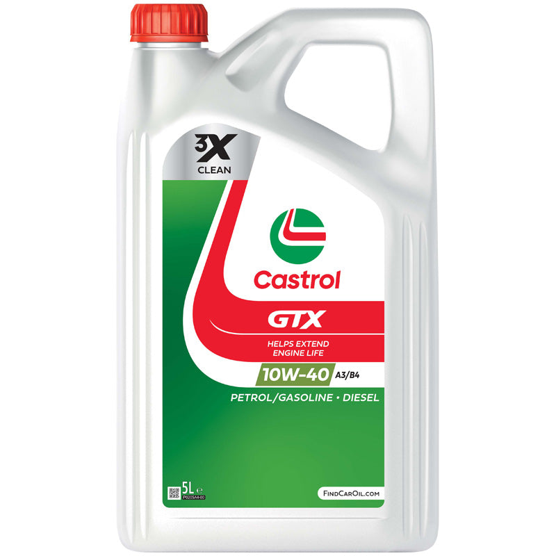 Castrol, GTX Ultraclean 10W-40 A3/B4 - 5 litrů