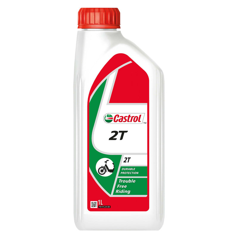 Castrol, Motorolie, 2T (2-takt), 1 liter, passer til Flertallet af 2-takt Motorcykler og Mopeder