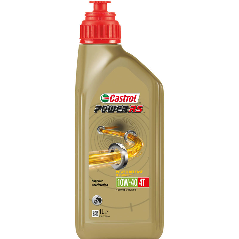 Castrol, Power RS 4T polo-syntetický motorový olej - 10W-40 - 1 litr