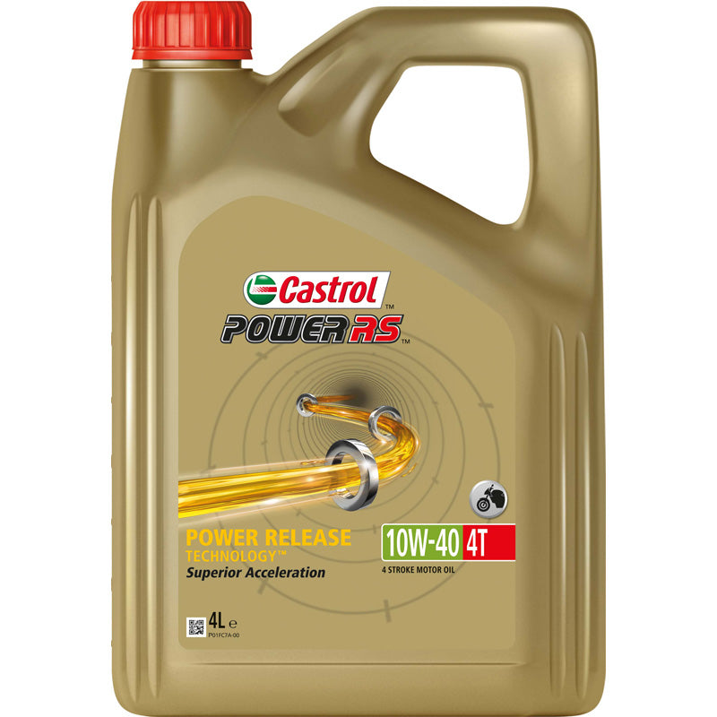 Castrol, POWER1 4T motorový olej - polosyntetický - 10W-40 - 4 litry