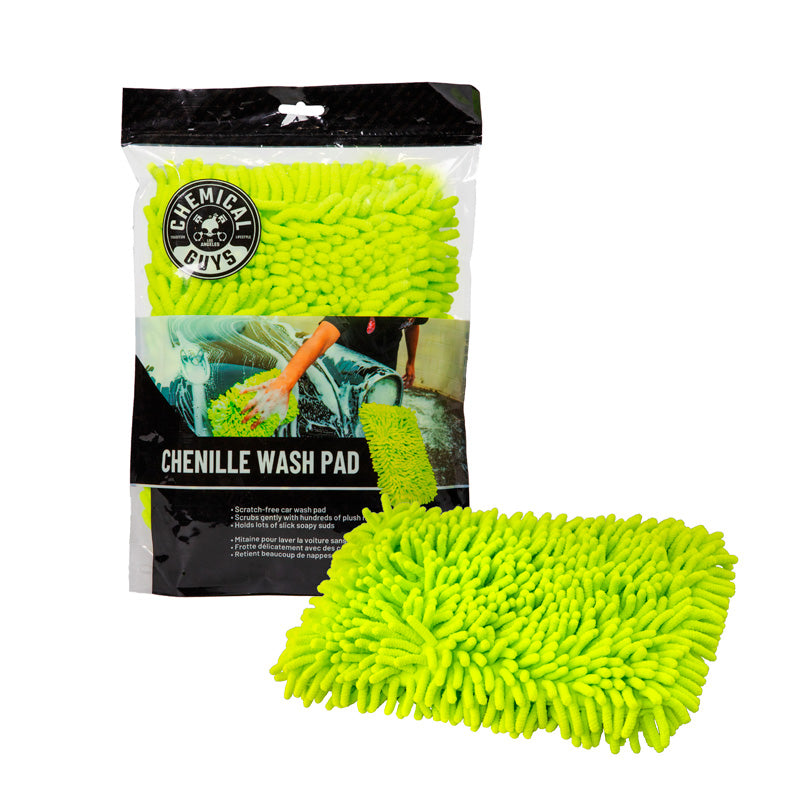 Chemical Guys Tampon de lavage en microfibre chenille