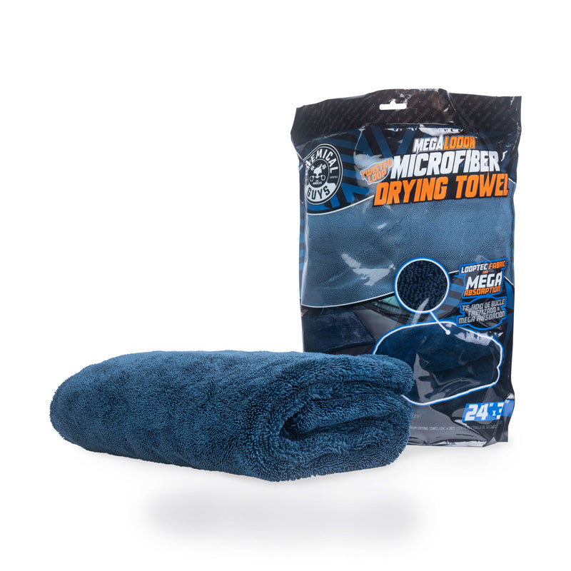 Chemical Guys Serviette de séchage en microfibre Megalodon 24x36