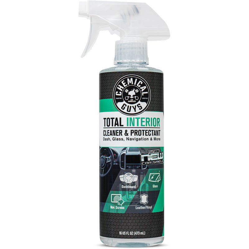 Chemical Guys Total Interior Cleaner & Protectant - Aroma a coche nuevo (473 ml)