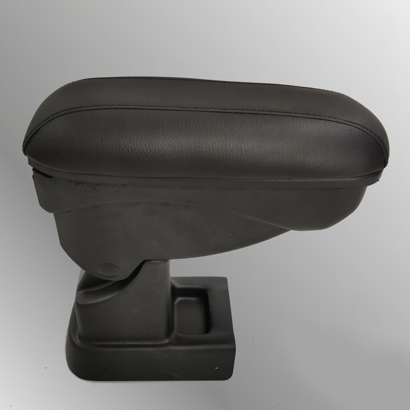 AutoStyle, armrest w/slider, leather look, fits Fiat Grande Punto 2005- / Punto Evo 2009-