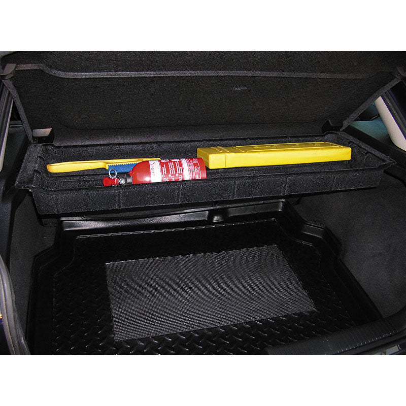 CIKCAR, Ripiano posteriore, Nero, compatibile con Opel Corsa C (2000-2006)