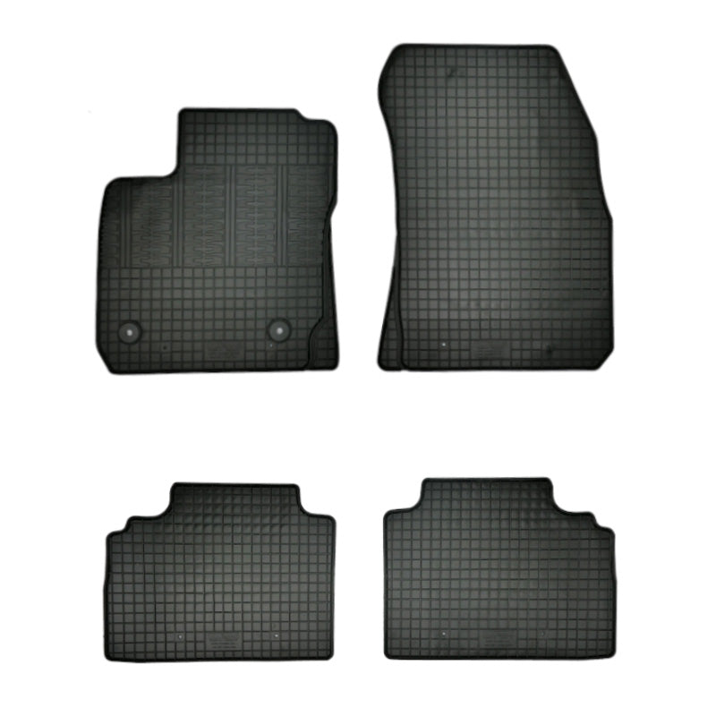 AutoStyle, Tapis en caoutchouc pour Ford Tourneo Courier Kombi 5-personers (2014-) - 4 pièces avec fixation