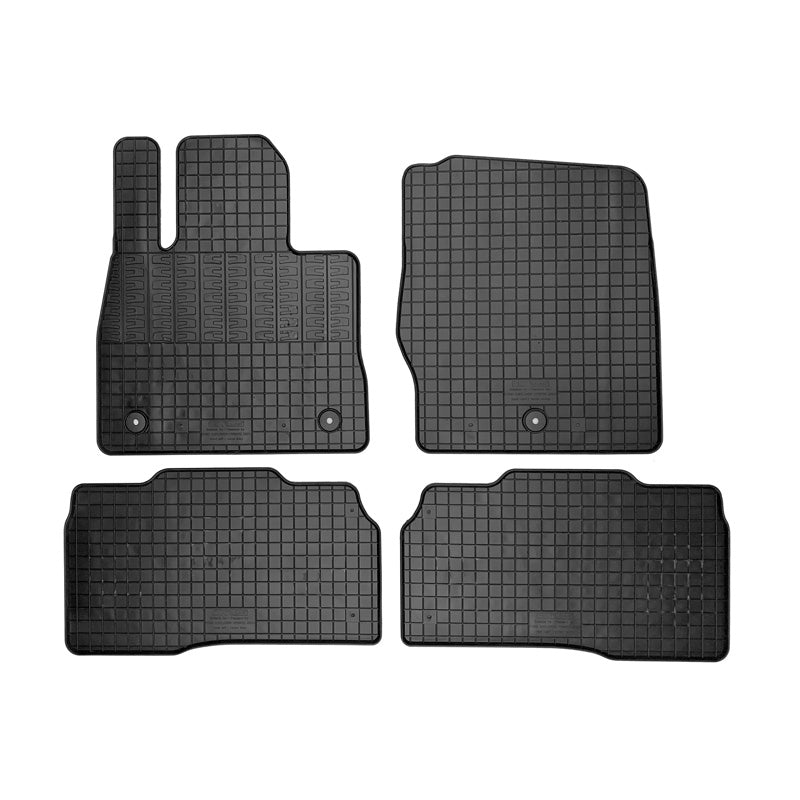 CIKCAR, Juego de alfombrillas de goma para Ford Explorer VI (U625) Hybrid 2020- - 4 piezas + fijación