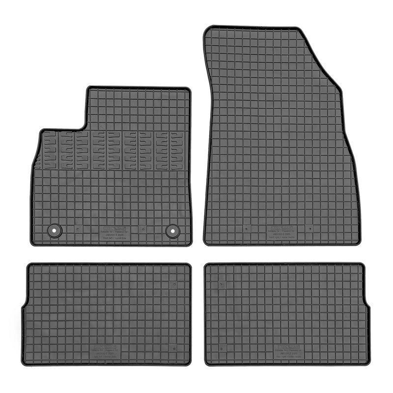 CIKCAR, Rubber Mats, fits Jaecoo 5 (2025-), 4 pcs., incl. fastening system