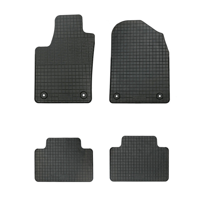 CIKCAR Rubber car mats set suitable for Jeep Grand Cherokee (WK2) 2017- (4-pieces + fixing system)