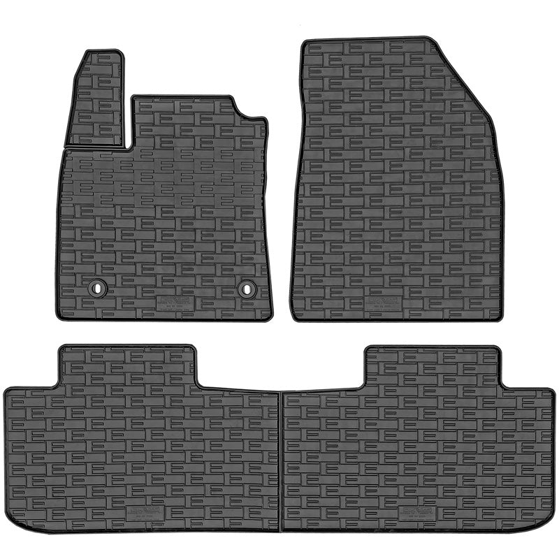 CIKCAR, Tapis de coffre, caoutchouc, compatible avec MG S5 EV (2025-), lot de 3 pièces