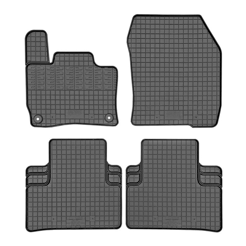 CIKCAR, juego de alfombrillas de goma, a medida, compatible con Opel Astra-e (L) 2024-, 4 piezas + sistema de fijación