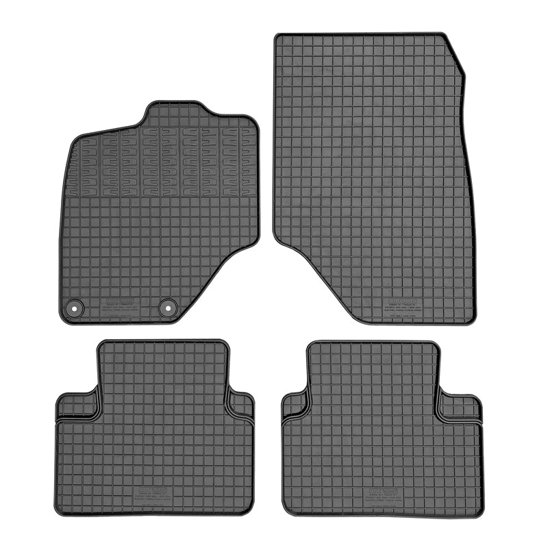 CIKCAR, Bundmåttesæt, Gummi, passer til Peugeot 3008 III PHEV/EV (2024-), 5008 III PHEV/EV (2024-), Citroën C5 Aircross II PHEV/EV (2025-), Opel Grandland II PHEV/EV (2024-), Jeep Compass III Hybrid/EV (2025-) (4-stykker)