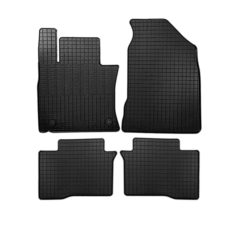 CIKCAR, Måtter, Gummi, Sæt á 4 stk. + fikseringssystem, passer til SsangYong Tivoli (2015-2019 & 2019-)