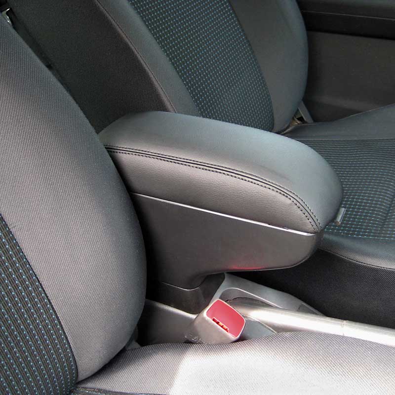 AutoStyle, apoyabrazos, aspecto de cuero, se adapta a Volkswagen Tiguan 2007-