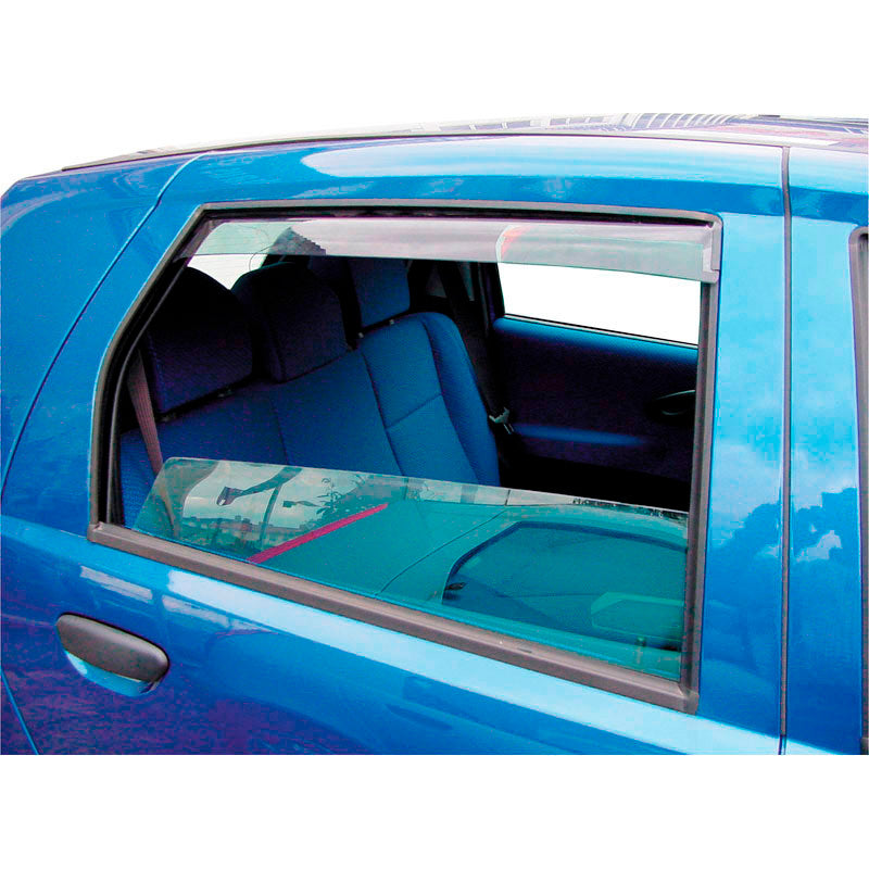 ClimAir, Wiatrodeflektory do tylnych drzwi, Przyciemniane, pasujące do Dacia Jogger 2022--