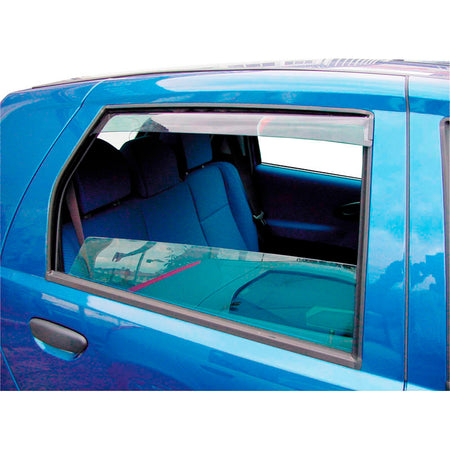 ClimAir, Vindafvisere, Røgfarvet, til bagdøre, passer til Renault 5 E-Tech (2024-)